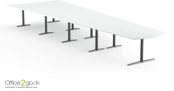 Switch Media kokouspöytä - 20 henkilöä - 625 cm.