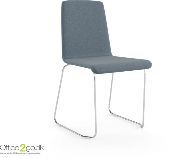 Moon tuoli - jalaksilla - verhoiltu